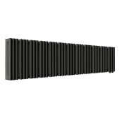 Стальной трубчатый радиатор отопления Empatiko Takt LR2-1432-200 Coal Black