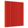 Стальной трубчатый радиатор отопления Empatiko Takt S2-1432-2000 Scarlet Red