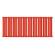 Стальной трубчатый радиатор отопления Empatiko Takt S1-1192-300 Scarlet Red