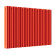 Стальной трубчатый радиатор отопления Empatiko Takt S2-1072-500 Scarlet Red 