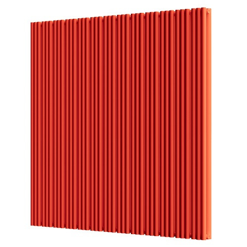 Стальной трубчатый радиатор отопления Empatiko Takt S2-1552-2000 Scarlet Red