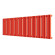 Стальной трубчатый радиатор отопления Empatiko Takt S1-1312-300 Scarlet Red