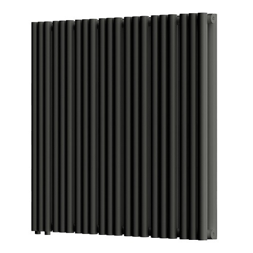 Стальной трубчатый радиатор отопления Empatiko Takt LR2-832-500 Coal Black 