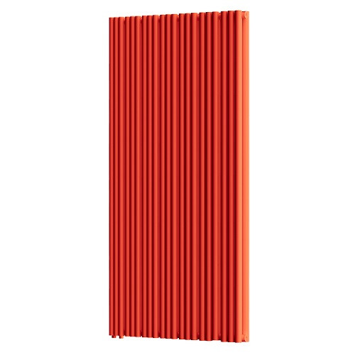 Стальной трубчатый радиатор отопления Empatiko Takt LR2-832-2000 Scarlet Red