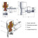 Комплект ​Vario Term SWING угловой ZIS02/FP GW 1/2" х GZ 1/2" Хром