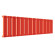 Стальной трубчатый радиатор отопления Empatiko Takt S1-1552-300 Scarlet Red