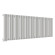 Стальной трубчатый радиатор отопления Empatiko Takt L1-1192-300 Cream Grey