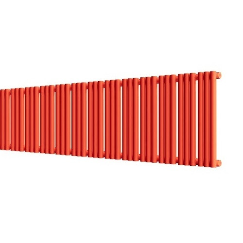 Стальной трубчатый радиатор отопления Empatiko Takt S1-1672-300 Scarlet Red