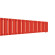 Стальной трубчатый радиатор отопления Empatiko Takt R1-1912-200 Scarlet Red