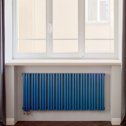 Стальной трубчатый радиатор отопления Empatiko Takt L1-1312-500 Evening Blue