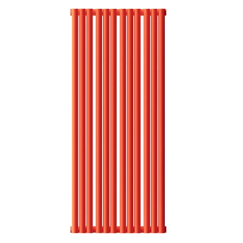 Стальной трубчатый радиатор отопления Empatiko Takt S2-472-1750 Scarlet Red 