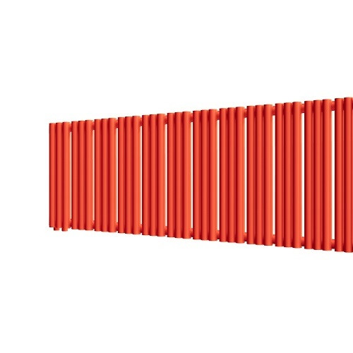 Стальной трубчатый радиатор отопления Empatiko Takt L1-1672-300 Scarlet Red Стальной трубчатый радиатор отопления Empatiko Takt L1-1672-300 Scarlet Red