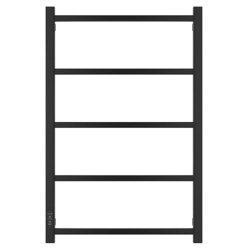 Электрический полотенцесушитель Стилье Формат 26 800х500, левый, матовый чёрный Электрический полотенцесушитель Стилье Формат 26 800х500, левый, матовый чёрный