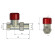 Комплект ​Vario Term ELEGANT проходной ELGS0206C/FP GW 1/2" х GZ 1/2" Белый