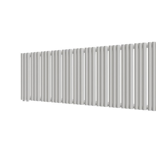 Стальной трубчатый радиатор отопления Empatiko Takt L1-1552-300 Cream Grey