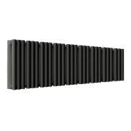 Стальной трубчатый радиатор отопления Empatiko Takt S2-1072-200 Coal Black 