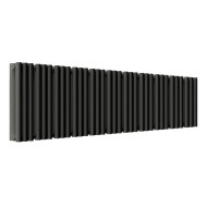 Стальной трубчатый радиатор отопления Empatiko Takt S2-1312-200 Coal Black 