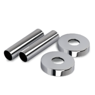 Комплект декоративных трубок SR Rubinetterie L.70 x D.18-20-1/2", хром Комплект декоративных трубок SR Rubinetterie L.70 x D.18-20-1/2", хром