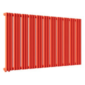 Стальной трубчатый радиатор отопления Empatiko Takt L1-1312-500 Scarlet Red