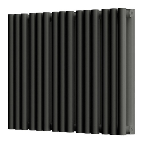 Стальной трубчатый радиатор отопления Empatiko Takt S2-592-300 Coal Black 