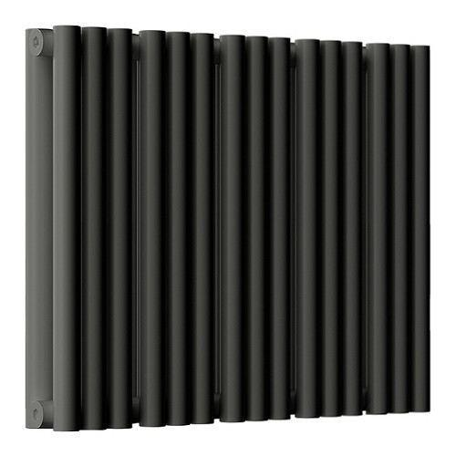 Стальной трубчатый радиатор отопления Empatiko Takt S2-592-300 Coal Black 