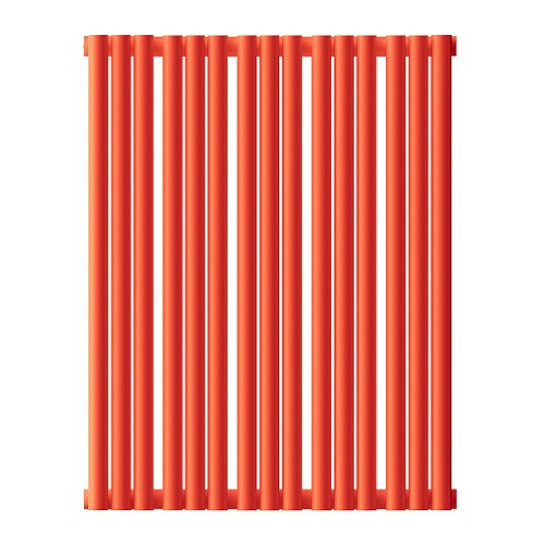 Стальной трубчатый радиатор отопления Empatiko Takt S1-592-500 Scarlet Red