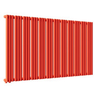 Стальной трубчатый радиатор отопления Empatiko Takt L1-1432-500 Scarlet Red