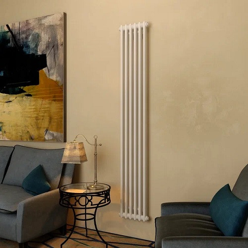 Стальной трубчатый радиатор отопления Delta 2180 4 секции нижнее подключение ТЕРМА RAL 9016 Стальной трубчатый радиатор отопления Delta 2180 4 секции нижнее подключение ТЕРМА RAL 9016