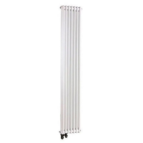 Стальной трубчатый радиатор отопления Delta 2180 4 секции нижнее подключение ТЕРМА RAL 9016 Стальной трубчатый радиатор отопления Delta 2180 4 секции нижнее подключение ТЕРМА RAL 9016