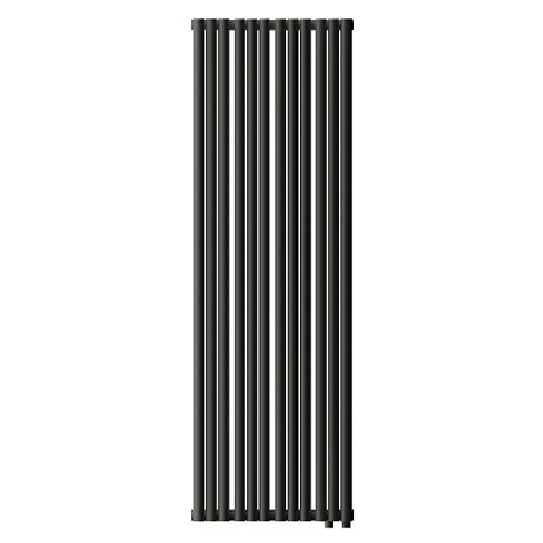 Стальной трубчатый радиатор отопления Empatiko Takt R1-472-2000 Coal Black