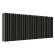 Стальной трубчатый радиатор отопления Empatiko Takt S2-1072-300 Coal Black 