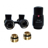 Комплект Vario Term PREMIUM ELEGANCKIE угловой EPRNYGS0224C/FK GW 3/4" х GZ 3/4" Чёрный матовый Комплект Vario Term PREMIUM ELEGANCKIE угловой EPRNYGS0224C/FK GW 3/4" х GZ 3/4" Чёрный матовый