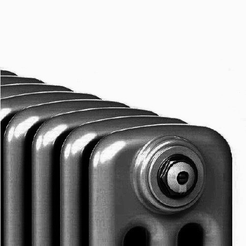 Стальной трубчатый радиатор отопления Rifar Tubog 3057 12 секций Титан