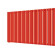 Стальной трубчатый радиатор отопления Empatiko Takt L1-1792-500 Scarlet Red