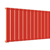 Стальной трубчатый радиатор отопления Empatiko Takt L1-1912-500 Scarlet Red