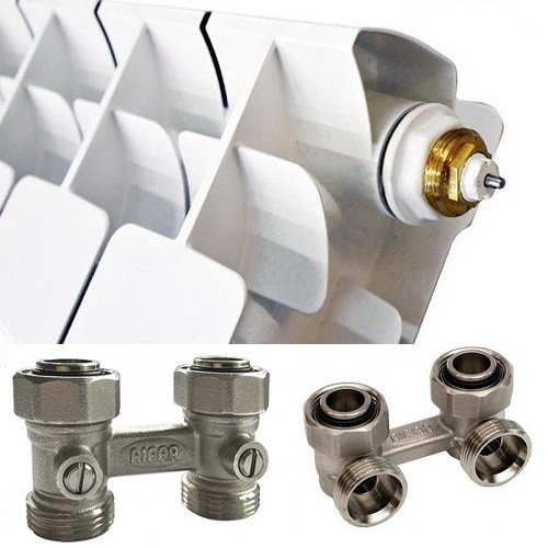 Алюминиевый радиатор отопления Rifar Alum Ventil 200 12 секций