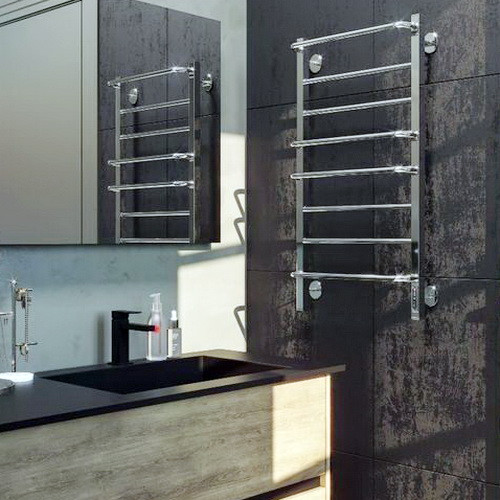 Электрический полотенцесушитель Terminus Евромикс Квадро П6 450х650 Электрический полотенцесушитель Terminus Евромикс Квадро П6 450х650