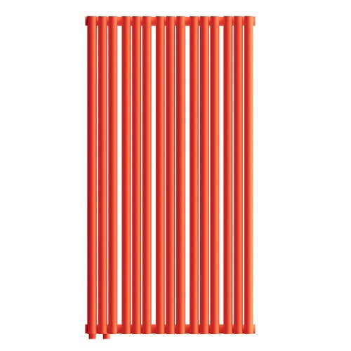 Стальной трубчатый радиатор отопления Empatiko Takt L1-592-1750 Scarlet Red