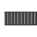 Стальной трубчатый радиатор отопления Empatiko Takt S2-1672-300 Coal Black 