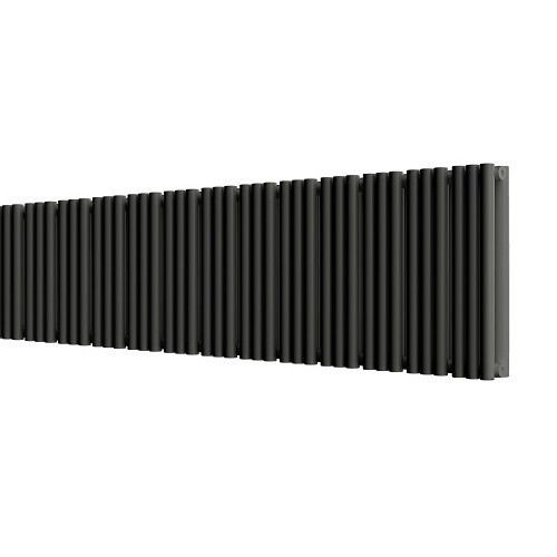 Стальной трубчатый радиатор отопления Empatiko Takt S2-1672-300 Coal Black  Стальной трубчатый радиатор отопления Empatiko Takt S2-1672-300 Coal Black