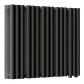 Стальной трубчатый радиатор отопления Empatiko Takt LR2-592-300 Coal Black