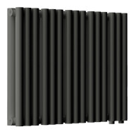 Стальной трубчатый радиатор отопления Empatiko Takt LR2-592-300 Coal Black Стальной трубчатый радиатор отопления Empatiko Takt LR2-592-300 Coal Black