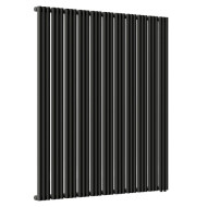 Стальной трубчатый радиатор отопления Empatiko Takt R1-1312-2000 Coal Black