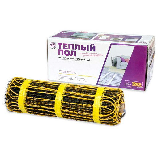Электрический тёплый пол (мат) под плитку OneKeyElectro OKE-600-4,00