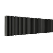 Стальной трубчатый радиатор отопления Empatiko Takt S2-1912-300 Coal Black 