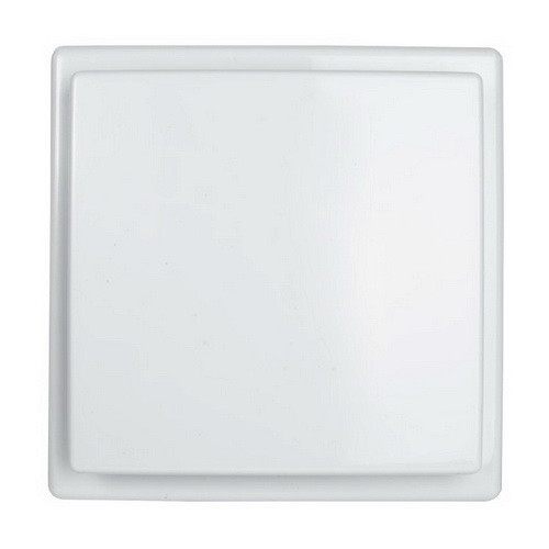 Бытовой вентилятор MMotors ОК 100 квадратный, белый с закрытой панелью  (с обратным клапаном)