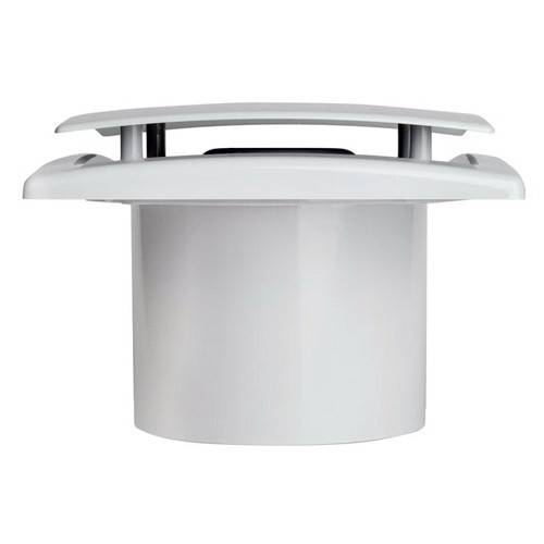 Бытовой вентилятор MMotors ОК 100 квадратный, белый с закрытой панелью  (с обратным клапаном)