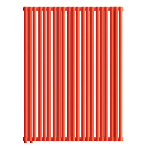 Стальной трубчатый радиатор отопления Empatiko Takt L1-832-1750 Scarlet Red