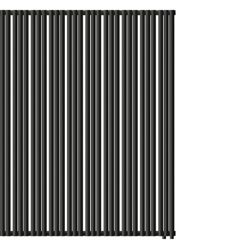 Стальной трубчатый радиатор отопления Empatiko Takt R1-1552-2000 Coal Black