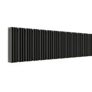 Стальной трубчатый радиатор отопления Empatiko Takt S2-2032-300 Coal Black 